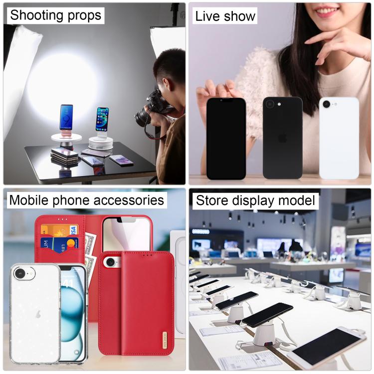 For iPhone 16e Black Screen Non-Working Fake Dummy Display Model (White)