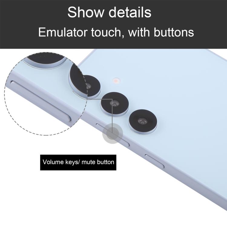 For Samsung Galaxy S25 5G Black Screen Non-Working Fake Dummy Display Model (Light Blue)