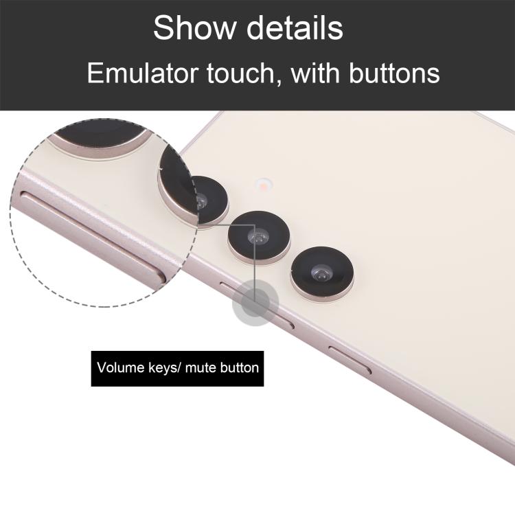 For Samsung Galaxy S25+ 5G Black Screen Non-Working Fake Dummy Display Model (Pink)