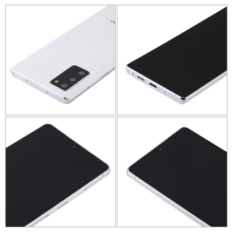 For Samsung Galaxy Note20 Ultra 5G Black Screen Non-Working Fake Dummy Display Model (White)