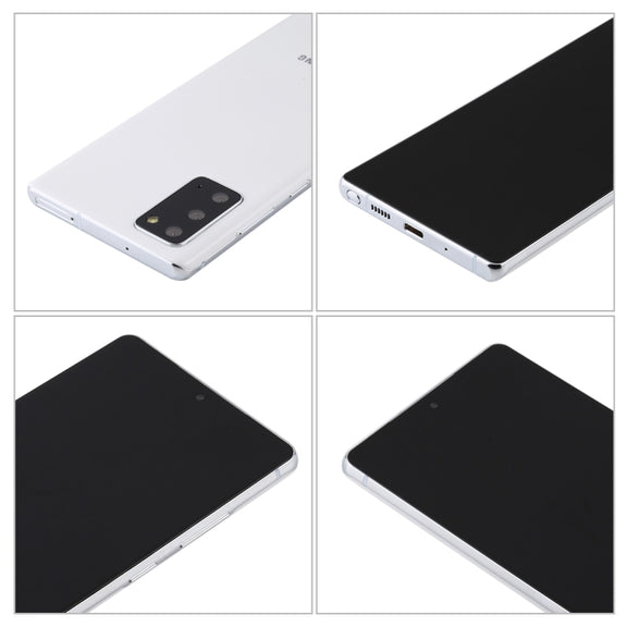 For Samsung Galaxy Note20 Ultra 5G Black Screen Non-Working Fake Dummy Display Model (White)