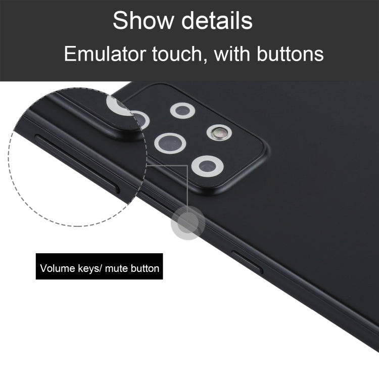 For Samsung Galaxy A72 5G Color Screen Non-Working Fake Dummy Display Model (Black)