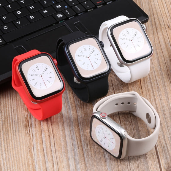 For Apple Watch Series 8 41mm Color Screen Non-Working Fake Dummy Display Model(White)