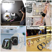 For Apple Watch Series 8 41mm Black Screen Non-Working Fake Dummy Display Model, No Watchband(Midnight)