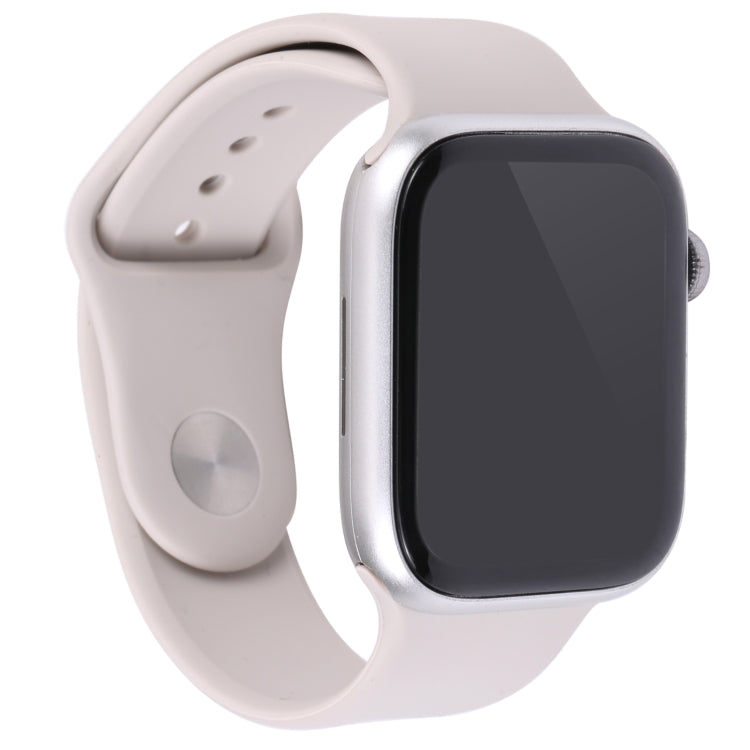 For Apple Watch Series 8 45mm Black Screen Non-Working Fake Dummy Display Model(Starlight)