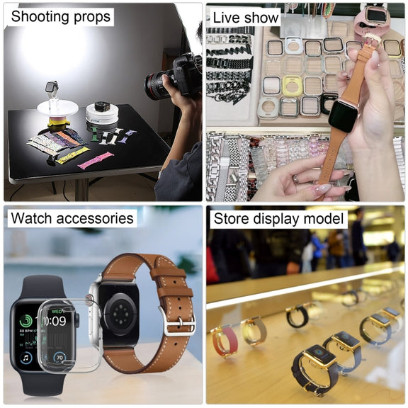 For Apple Watch SE 2022 44mm Black Screen Non-Working Fake Dummy Display Model (Black)