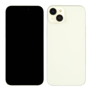 For iPhone 15 Black Screen Non-Working Fake Dummy Display Model (Yellow)