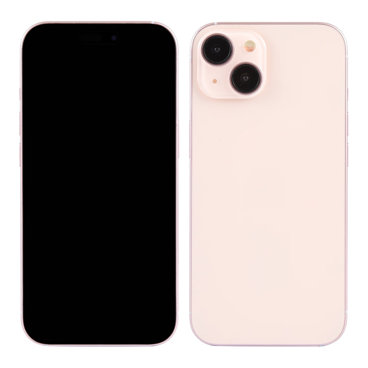For iPhone 15 Plus Black Screen Non-Working Fake Dummy Display Model (Pink)