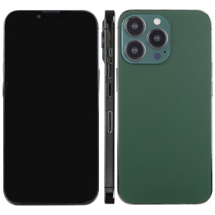 For iPhone 13 Pro Max Black Screen Non-Working Fake Dummy Display Model (Dark Green)