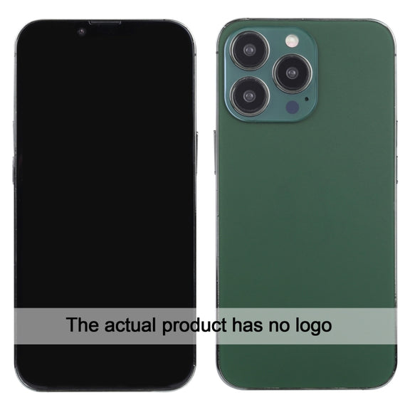 For iPhone 13 Pro Max Black Screen Non-Working Fake Dummy Display Model (Dark Green)