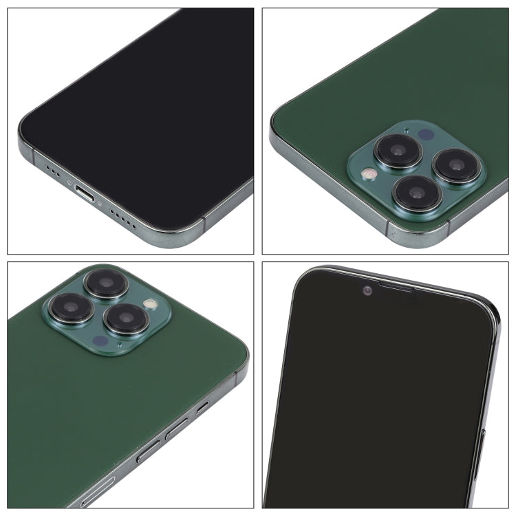 For iPhone 13 Pro Max Black Screen Non-Working Fake Dummy Display Model (Dark Green)