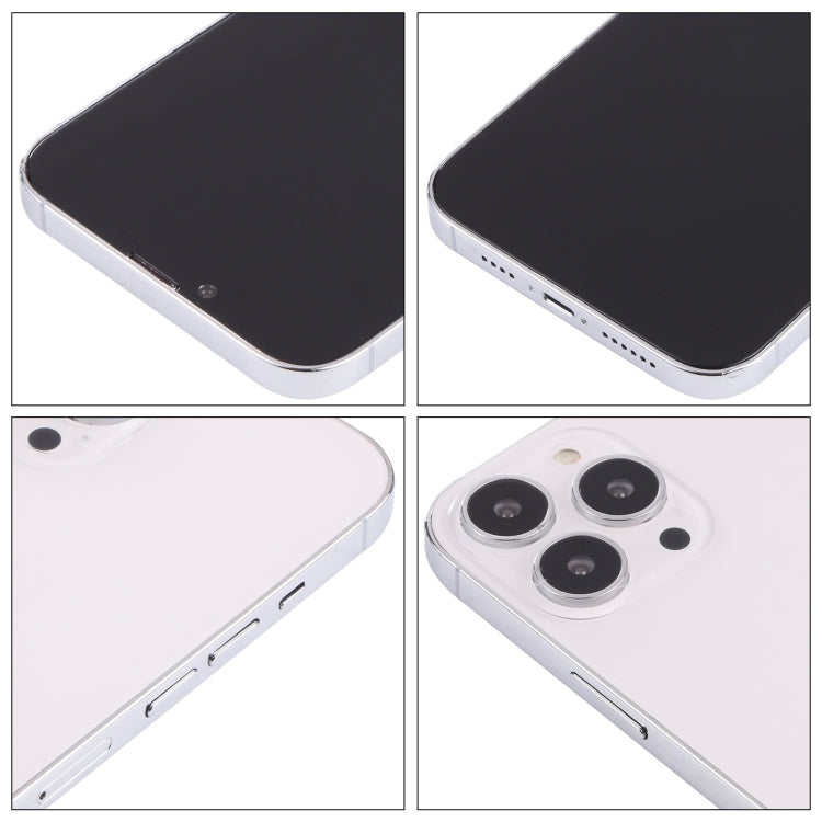 For iPhone 13 Pro Max Black Screen Non-Working Fake Dummy Display Model (White)
