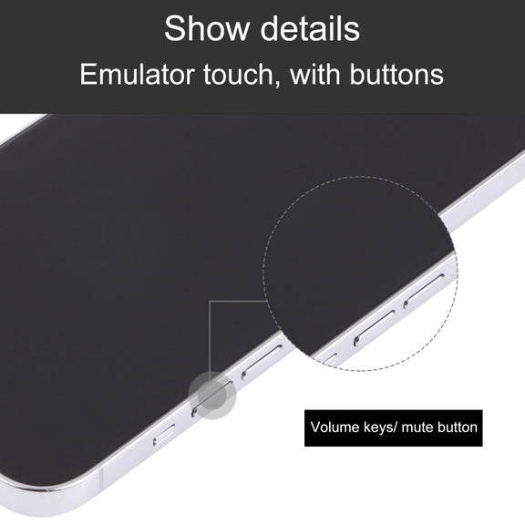 For iPhone 13 Pro Max Black Screen Non-Working Fake Dummy Display Model (White)