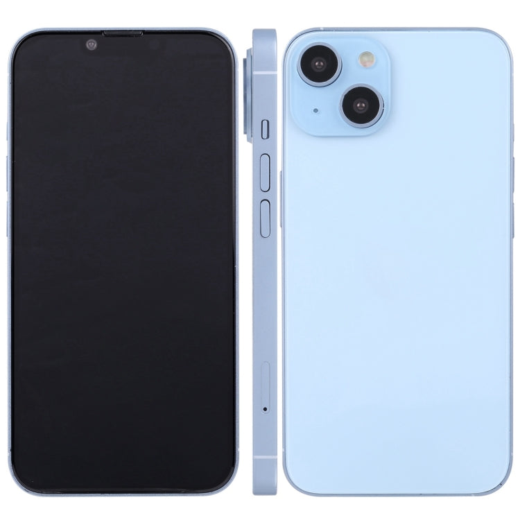 For iPhone 14 Black Screen Non-Working Fake Dummy Display Model (Blue)