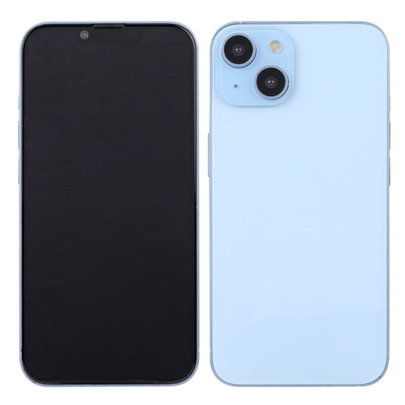 For iPhone 14 Black Screen Non-Working Fake Dummy Display Model (Blue)
