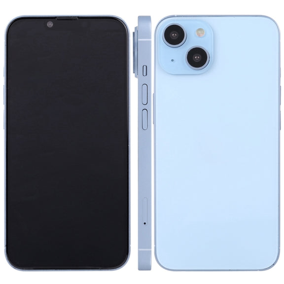 For iPhone 14 Black Screen Non-Working Fake Dummy Display Model (Blue)