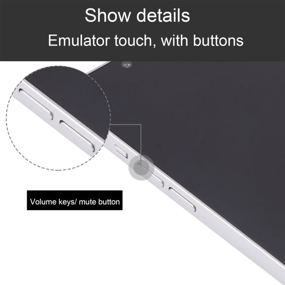 For iPhone 14 Black Screen Non-Working Fake Dummy Display Model (White)