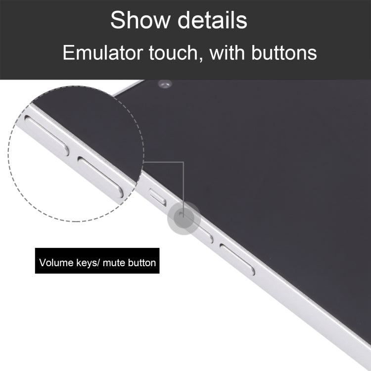 For iPhone 14 Black Screen Non-Working Fake Dummy Display Model (White)