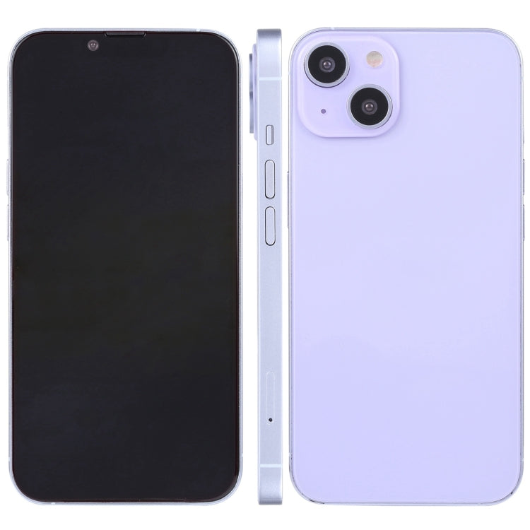 For iPhone 14 Plus Black Screen Non-Working Fake Dummy Display Model (Purple)