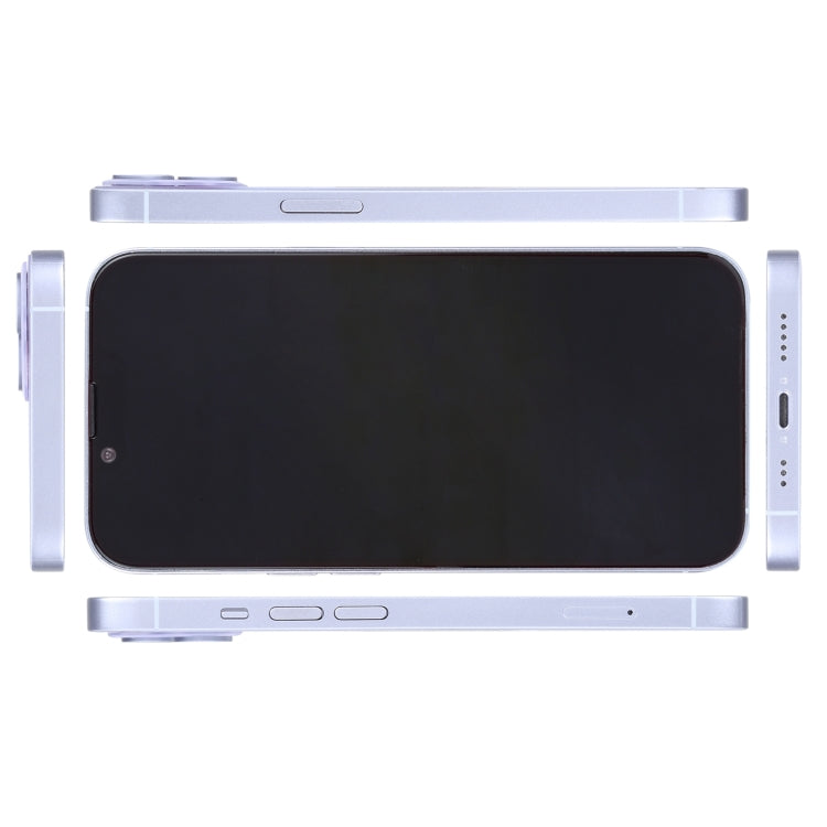 For iPhone 14 Plus Black Screen Non-Working Fake Dummy Display Model (Purple)