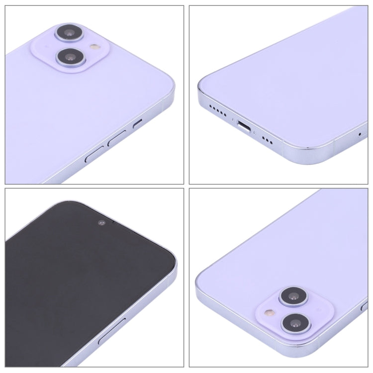 For iPhone 14 Plus Black Screen Non-Working Fake Dummy Display Model (Purple)