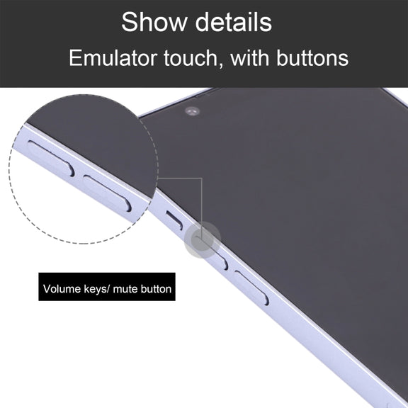 For iPhone 14 Plus Black Screen Non-Working Fake Dummy Display Model (Purple)