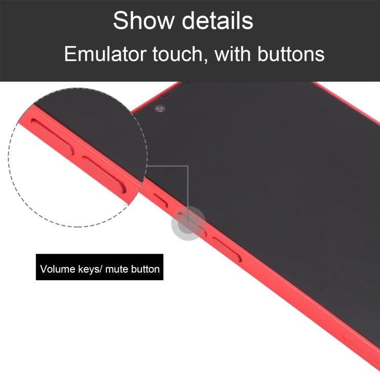 For iPhone 14 Plus Black Screen Non-Working Fake Dummy Display Model (Red)