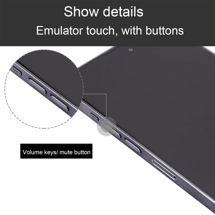 For iPhone 14 Pro Black Screen Non-Working Fake Dummy Display Model (Black)