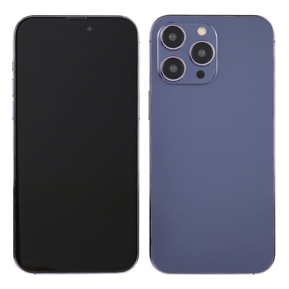 For iPhone 14 Pro Black Screen Non-Working Fake Dummy Display Model (Deep Purple)