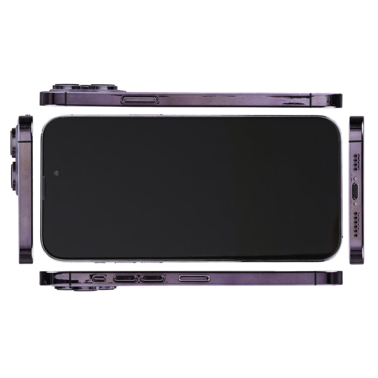 For iPhone 14 Pro Black Screen Non-Working Fake Dummy Display Model (Deep Purple)