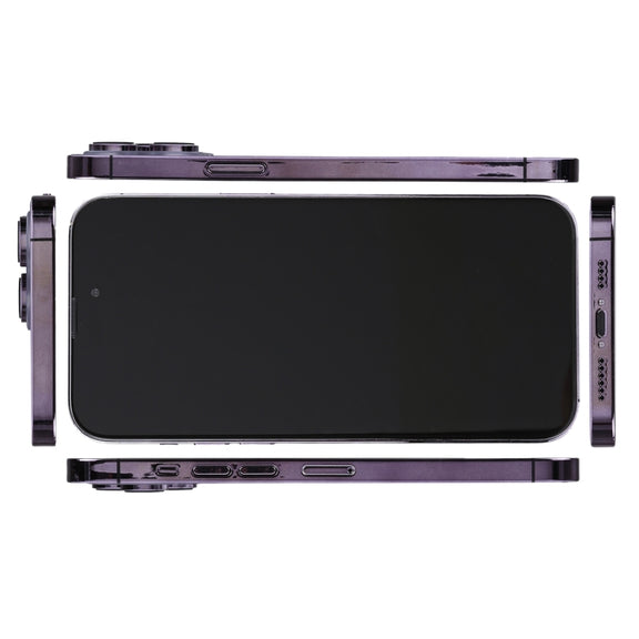 For iPhone 14 Pro Black Screen Non-Working Fake Dummy Display Model (Deep Purple)