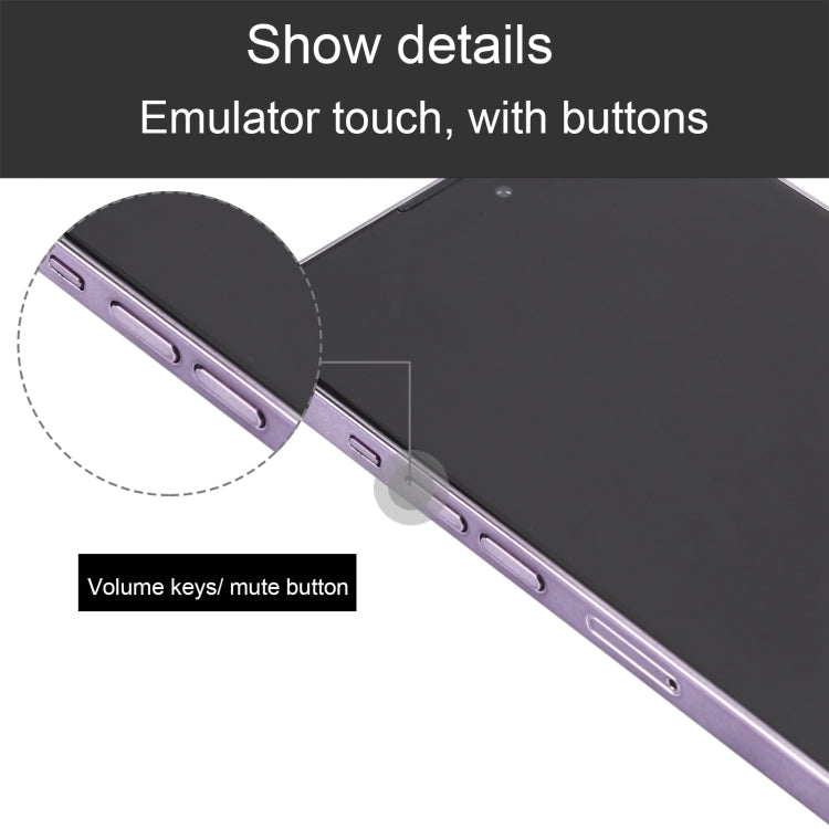 For iPhone 14 Pro Black Screen Non-Working Fake Dummy Display Model (Deep Purple)
