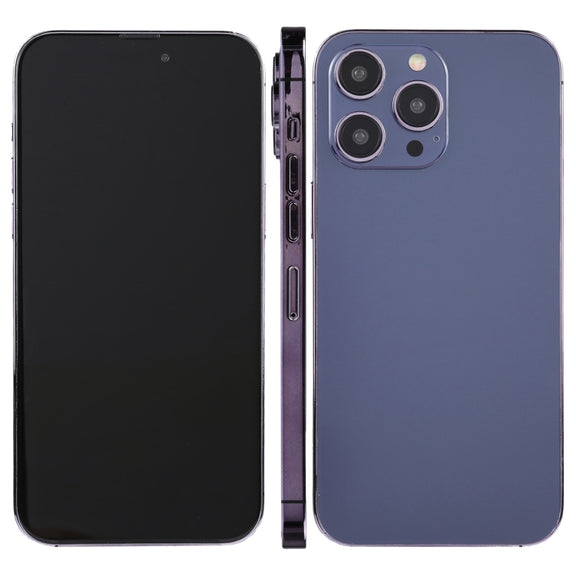 For iPhone 14 Pro Black Screen Non-Working Fake Dummy Display Model (Deep Purple)