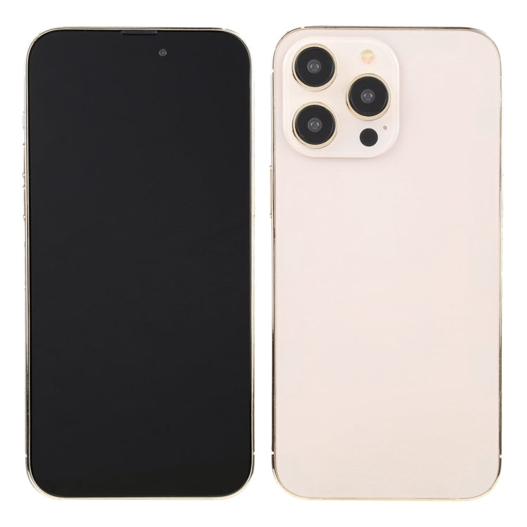 For iPhone 14 Pro Black Screen Non-Working Fake Dummy Display Model (Gold)
