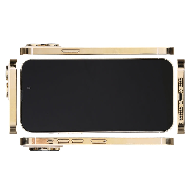For iPhone 14 Pro Black Screen Non-Working Fake Dummy Display Model (Gold)