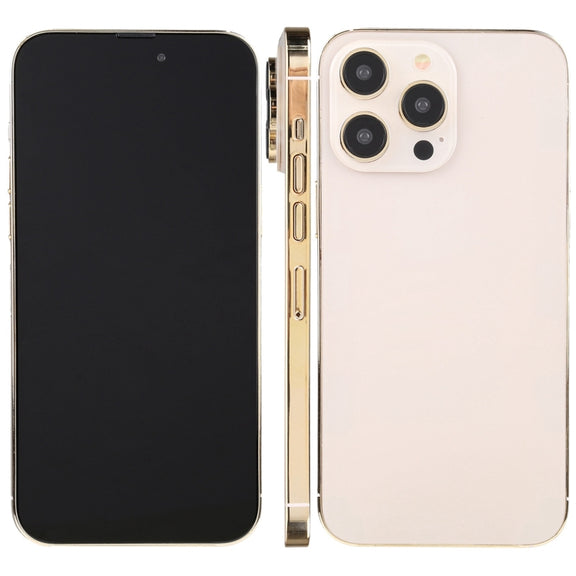 For iPhone 14 Pro Black Screen Non-Working Fake Dummy Display Model (Gold)