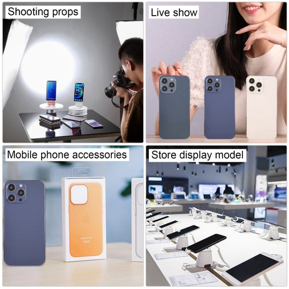 For iPhone 14 Pro Black Screen Non-Working Fake Dummy Display Model (Deep Purple)