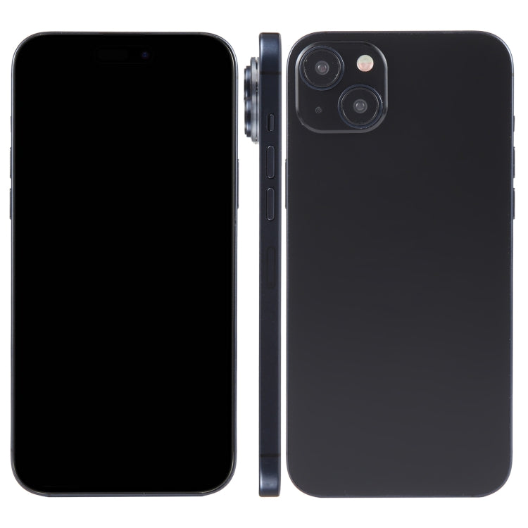 For iPhone 15 Black Screen Non-Working Fake Dummy Display Model (Black)