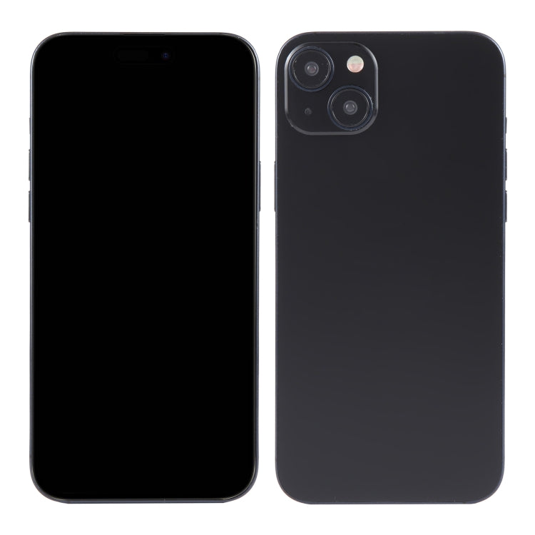 For iPhone 15 Black Screen Non-Working Fake Dummy Display Model (Black)