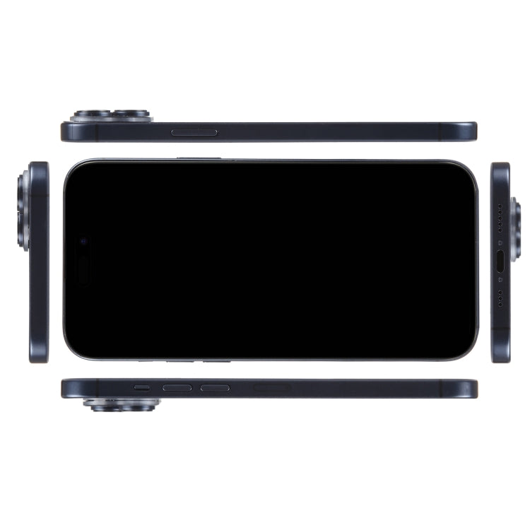 For iPhone 15 Black Screen Non-Working Fake Dummy Display Model (Black)