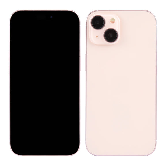 For iPhone 15 Plus Black Screen Non-Working Fake Dummy Display Model (Pink)
