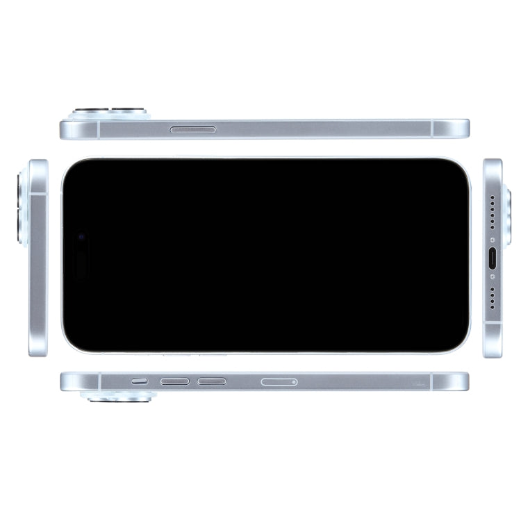 For iPhone 15 Plus Black Screen Non-Working Fake Dummy Display Model (Blue)