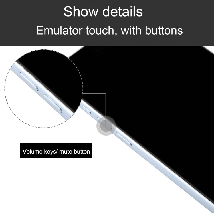 For iPhone 15 Plus Black Screen Non-Working Fake Dummy Display Model (Blue)
