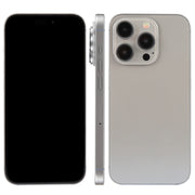 For iPhone 15 Pro Black Screen Non-Working Fake Dummy Display Model (Natural Titanium)