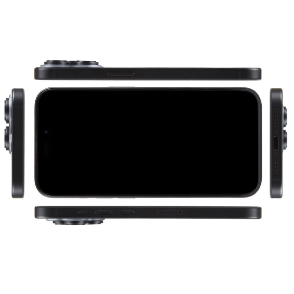 For iPhone 15 Pro Max Black Screen Non-Working Fake Dummy Display Model (Black)