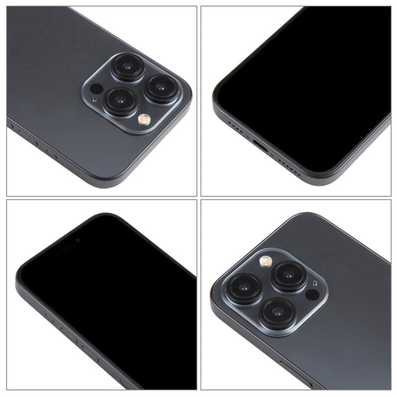 For iPhone 15 Pro Max Black Screen Non-Working Fake Dummy Display Model (Black)