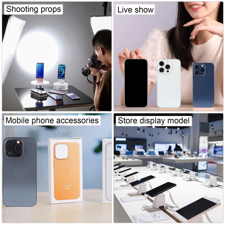 For iPhone 15 Pro Max Black Screen Non-Working Fake Dummy Display Model (White)