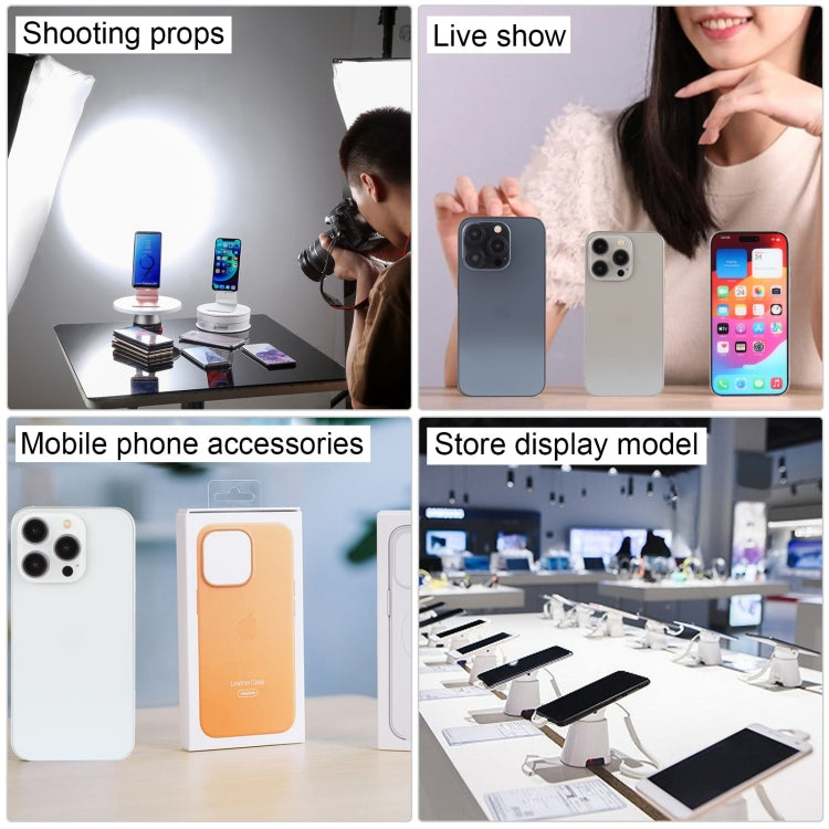 For iPhone 15 Pro Color Screen Non-Working Fake Dummy Display Model (Natural Titanium)