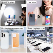 For iPhone 15 Pro Color Screen Non-Working Fake Dummy Display Model (White)