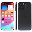 For iPhone 15 Pro Max Color Screen Non-Working Fake Dummy Display Model (Black) - For iPhone & iPad by PMC TechLife | Online Shopping South Africa | PMC TechLife | Buy Now Pay Later Mobicred